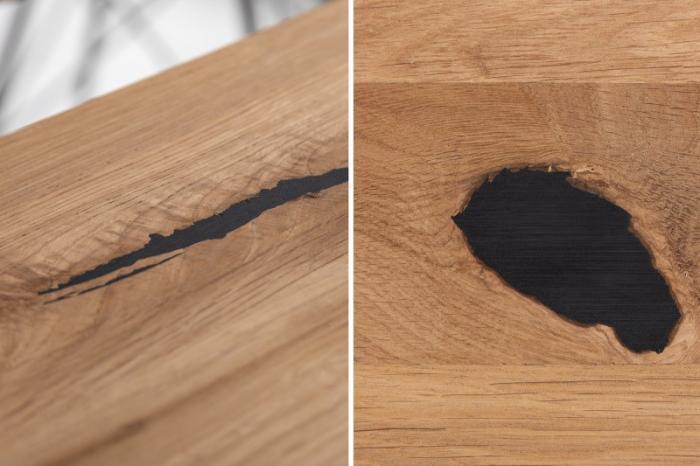Masa dining dreptunghiulara Grand Oak cu blat din lemn de stejar, 200 cm [5]