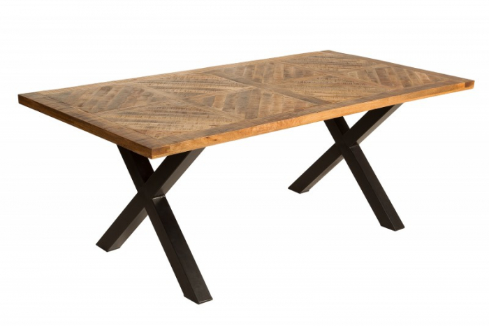 Masa dining dreptunghiulara Infinity Home cu blat din lemn de mango, 200 cm [1]