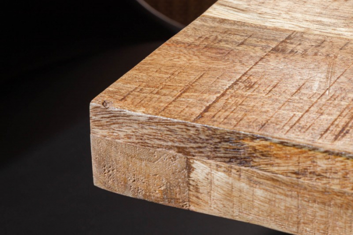 Masa dining dreptunghiulara Iron Craft cu blat din lemn de mango, 140 cm [5]
