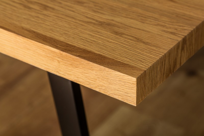 Masa dining dreptunghiulara Loft cu blat din MDF, 140 cm [4]