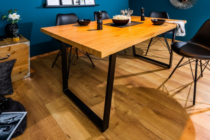 Masa dining dreptunghiulara Loft cu blat din MDF, 160 cm [2]