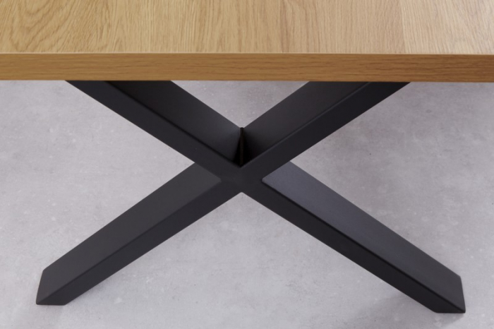 Masa dining dreptunghiulara Loft cu blat din MDF, 160 cm [4]