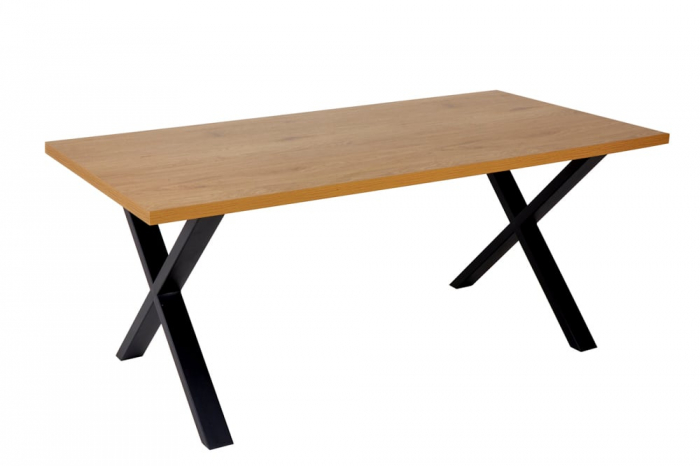 Masa dining dreptunghiulara Loft cu blat din MDF, 180 cm [1]