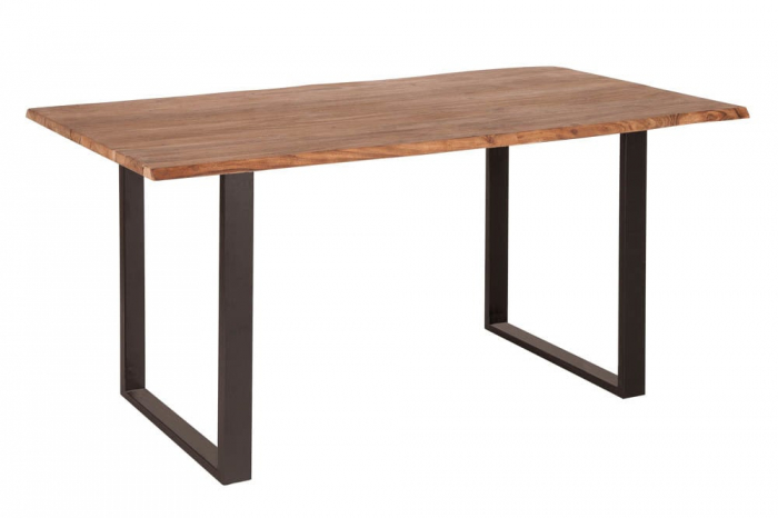 Masa dining dreptunghiulara Mammut cu blat din lemn de salcam, 140 cm [1]