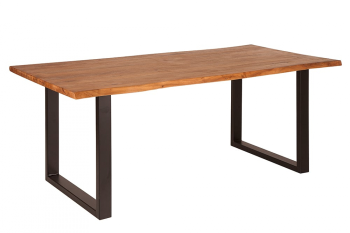 Masa dining dreptunghiulara Mammut cu blat din lemn de salcam, 180 cm [1]