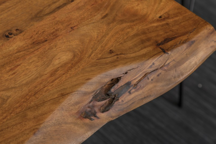 Masa dining dreptunghiulara Mammut cu blat din lemn de salcam si grosime de 3,5 cm, 160 cm [5]