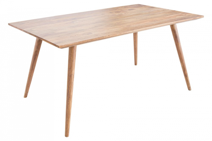 Masa dining dreptunghiulara Mystic Living cu blat din lemn de Sheesham, 160 cm [1]