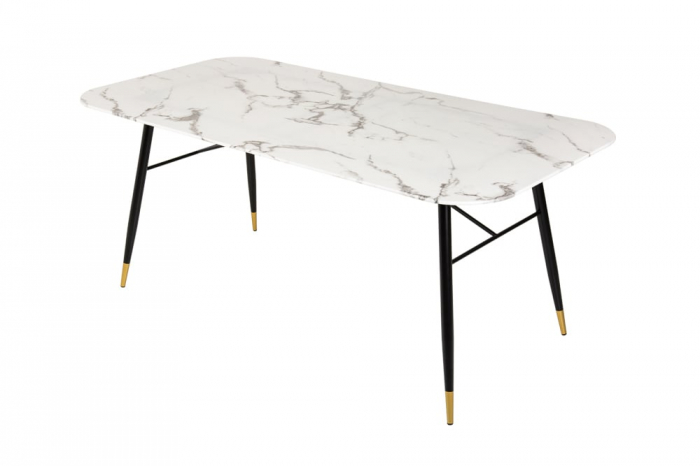 Masa dining dreptunghiulara Paris cu blat din sticla securizata, 180 cm [1]