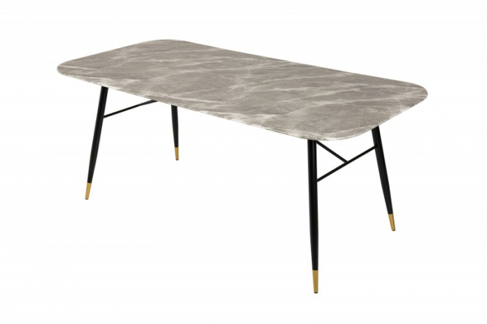 Masa dining dreptunghiulara Paris cu blat din sticla securizata, 180 cm [1]