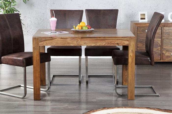 Masa dining dreptunghiulara Pure cu blat din lemn de Sheesham, 120 cm [4]