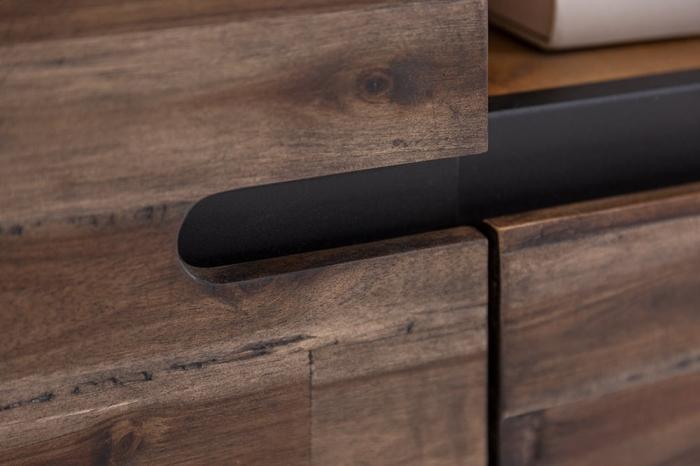 Comoda TV Wotan II din lemn de salcam, 170 cm [7]