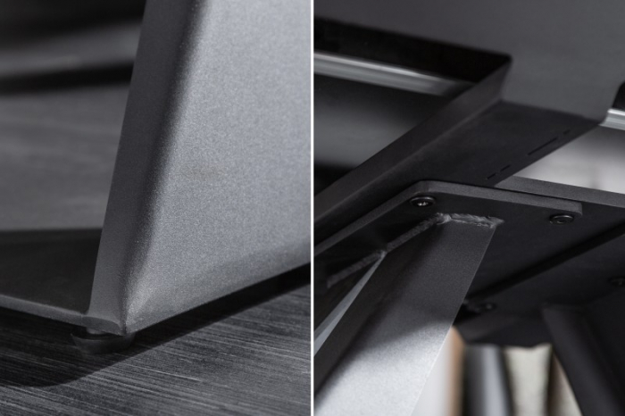 Masă dining extensibilă alb/gri cu blat de ceramică Concord, 180-230 cm [5]