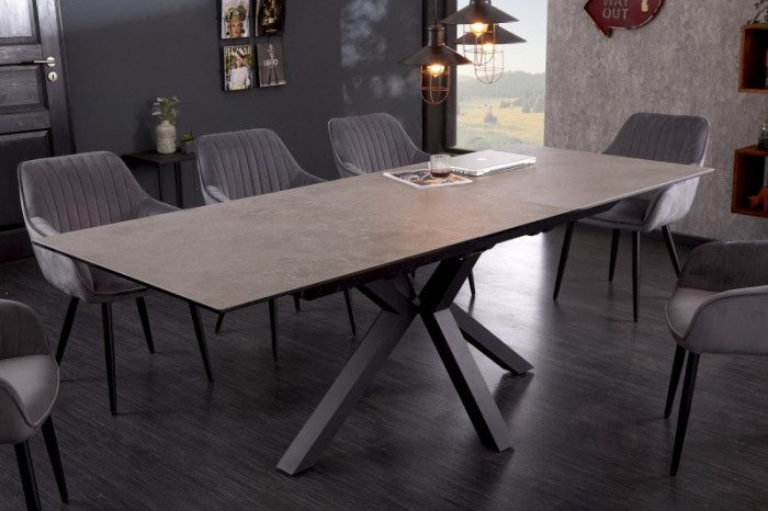 Masă dining extensibilă cu blat de ceramică Eternity, 180-225 cm [2]