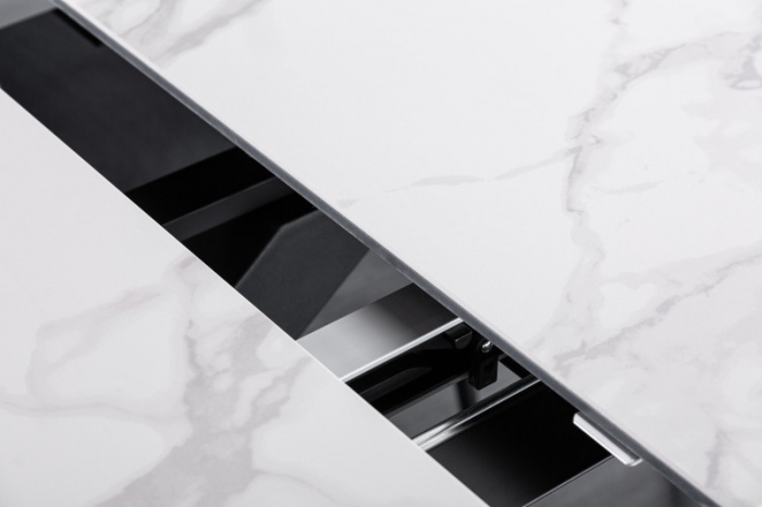 Masă dining extensibilă alb/gri cu blat de ceramică Eternity, 180-225 cm [5]