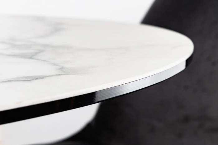 Masa dining rotunda cu blat din ceramica Ellipse [9]