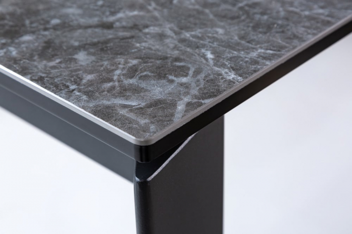 Masa dining extensibila cu blat din ceramica Esstisch 180-240 cm, aspect granit [9]