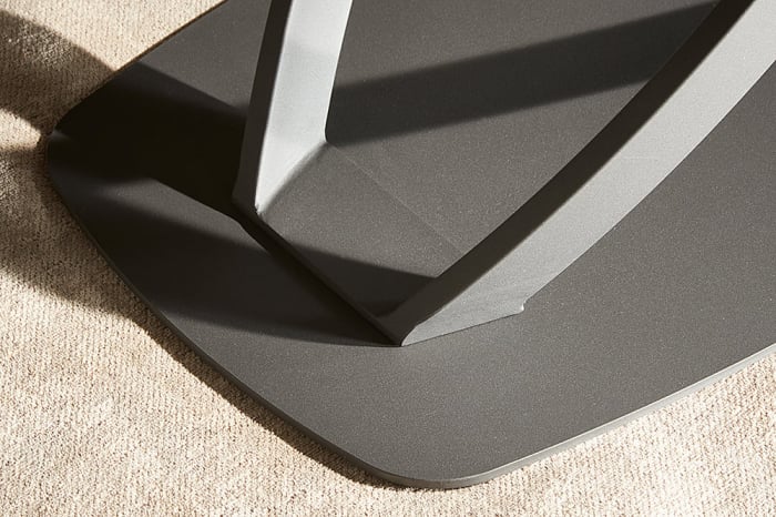 Masa dining extensibila cu blat din ceramica Inception 130-190 cm, taupe [10]