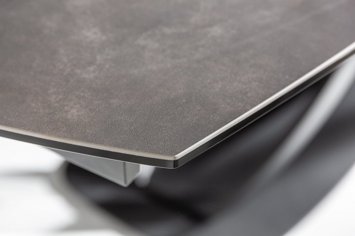 Masa dining extensibila cu blat din ceramica Inception 130-190 cm, antracit [6]