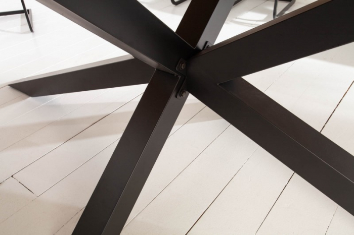 Masă dining Galaxie cu blat din lemn masiv de pin, 200 cm [6]