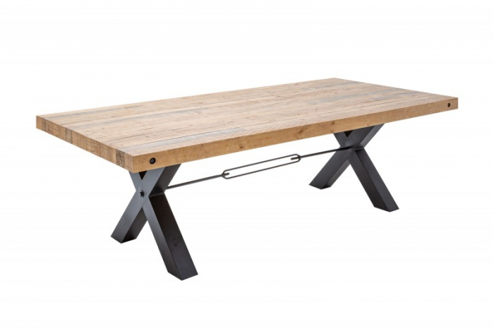Masă dining Thor cu blat din lemn masiv de pin, 200 cm [1]