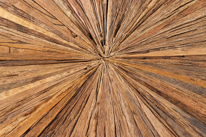 Masa dining rotunda Barracuda cu blat din lemn masiv de tec, 120 cm [5]