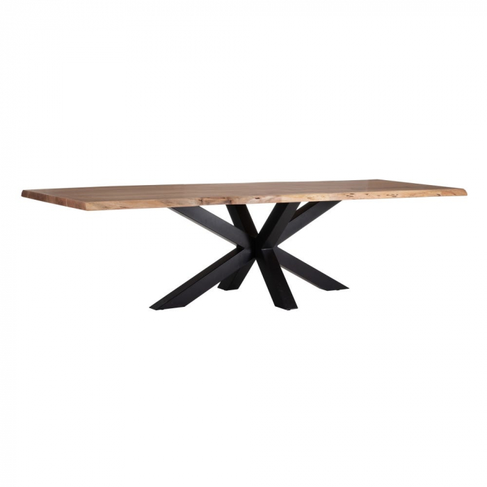 Masă dining NATURAL din lemn de salcâm  300 X 94 X 78 CM [1]