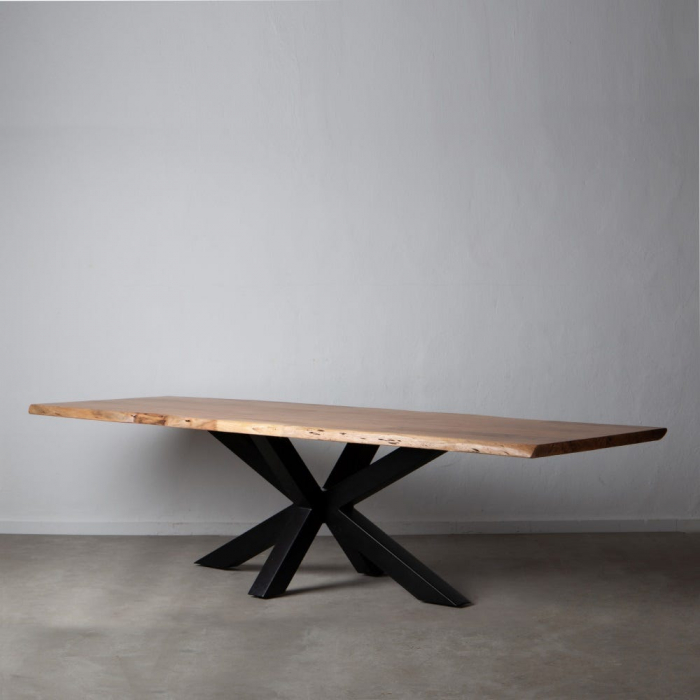 Masă dining NATURAL din lemn de salcâm  300 X 94 X 78 CM [3]