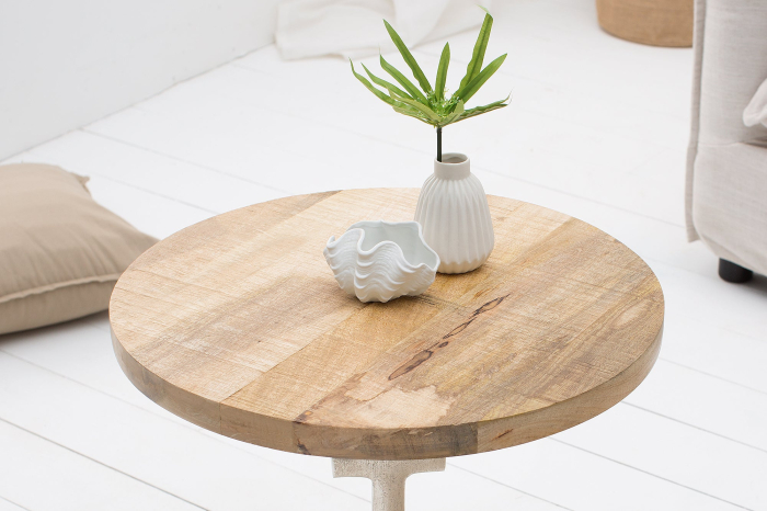 Masă laterală ANCHOR 50cm lemn de mango [3]