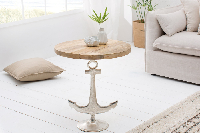 Masă laterală ANCHOR 50cm lemn de mango [2]