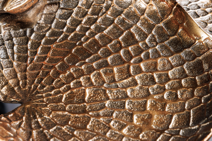 Masă laterală BIRDS 60cm design cu frunze ,exterior alamă antică  [7]