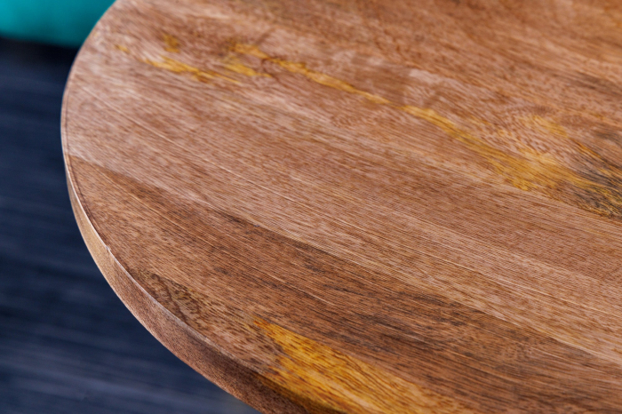 Masă laterală CHAIN 55cm cu blat din lemn de mango [5]