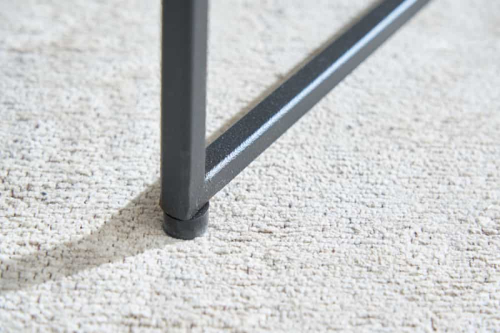 Masă laterală ELEMENTS 40cm aspect crocodil,set de 2, culoare argintiu antic [6]