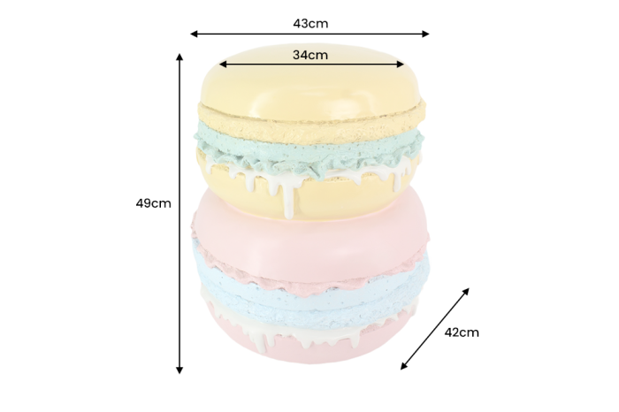 Masă laterală MACARONS 50cm din fibră de sticlă ,multicoloră. [3]