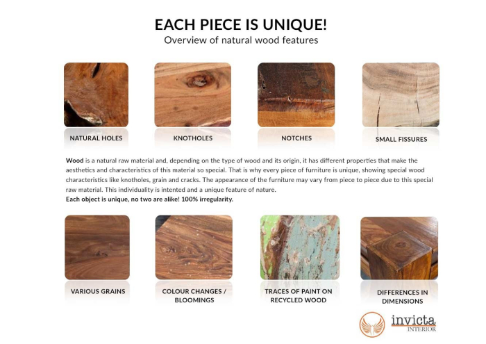 Măsuță auxiliară cu scaun MAKASSAR 30/40 cm, set de 2, din lemn de sheesham [7]