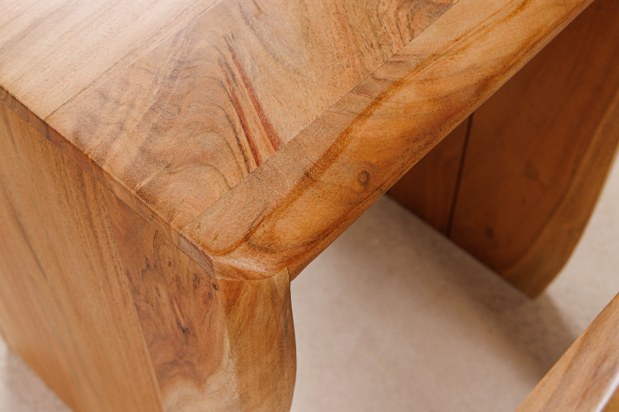 Masă laterală MAMMUT 55cm,Set de 2 ,lemn de salcâm natural [8]