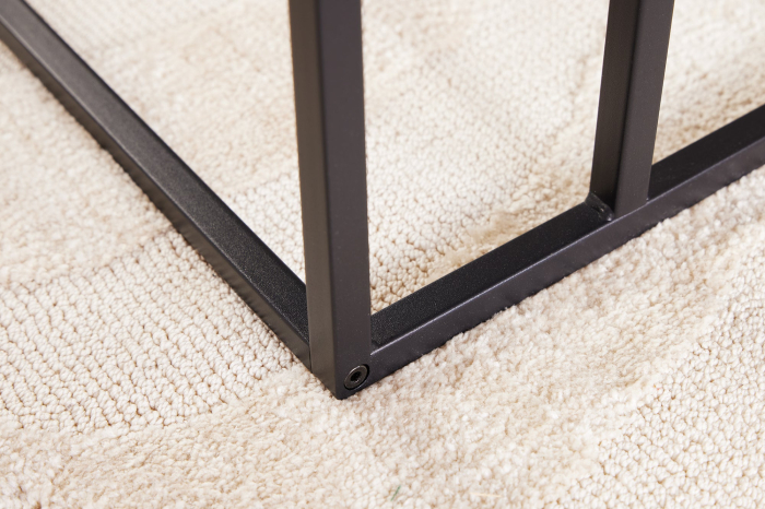 Masă laterală SLIM LINE 45cm aspect marmură antracit [7]