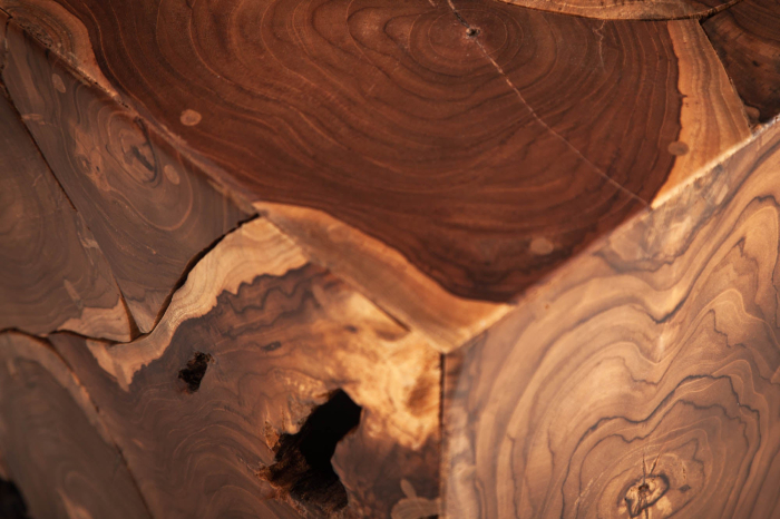 Masă laterală SQUARE 30cm lemn de tec [8]