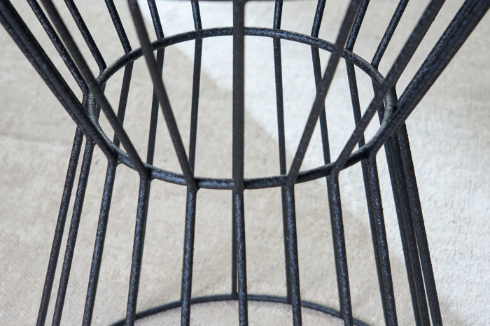 Masă laterală VARIATION 45cm metal vopsit negru în câmp electrostatic  [6]