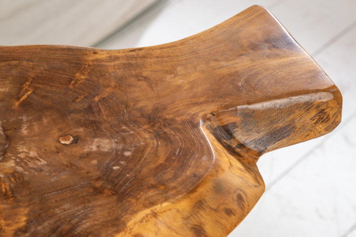 Masă laterală WILD 40cm lemn masiv de tec [4]