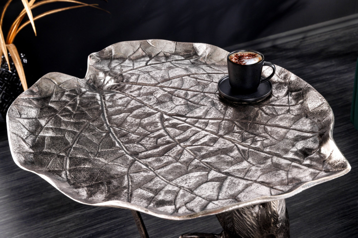 Masă laterală WILDLIFE MONKEY 55cm argintie [12]