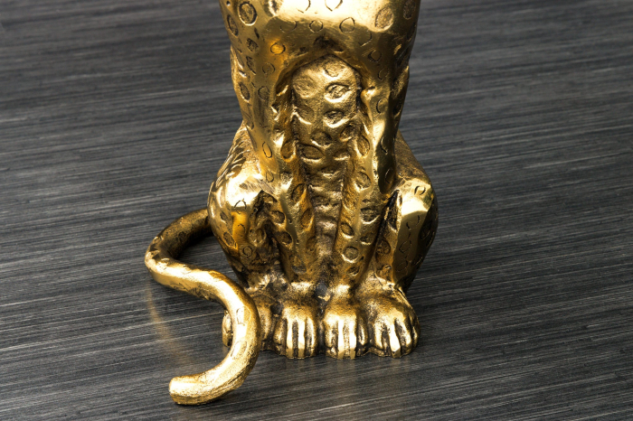 Masă laterală WILDLIFE PANTHER 60cm auriu antic [7]