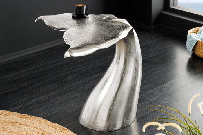 Masă laterală WILDLIFE WALFLOSSE argintie 60cm [14]