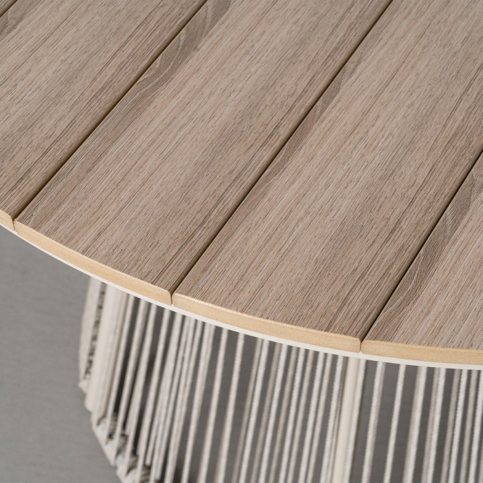 Masa de exterior polywood- rattan 100 x 100 x 75 cm [3]