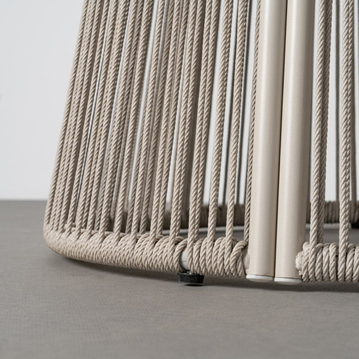 Masa de exterior polywood- rattan 100 x 100 x 75 cm [2]