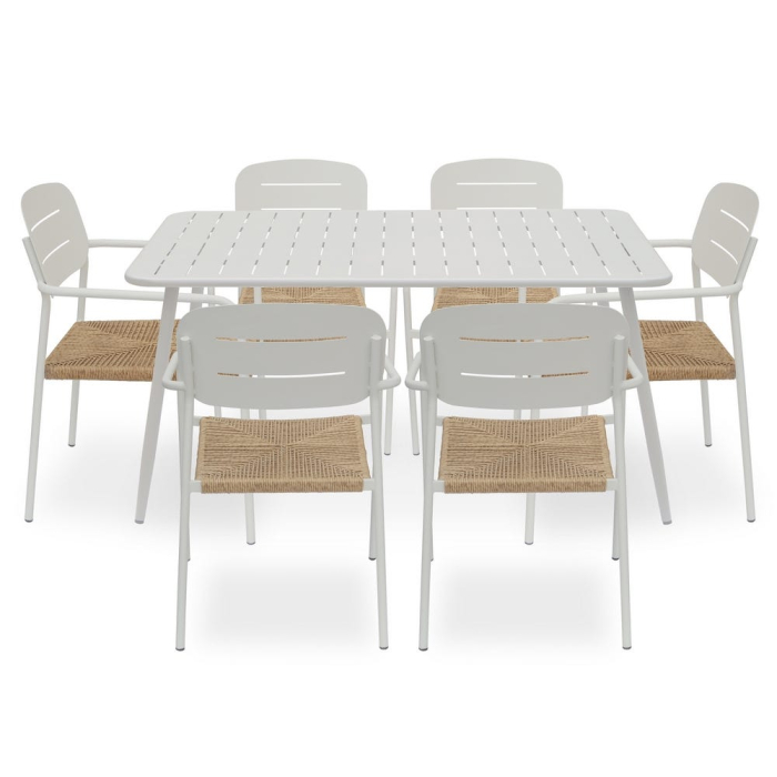 Masa de exterior Pankow alba 150 x 90 x 72 cm [2]