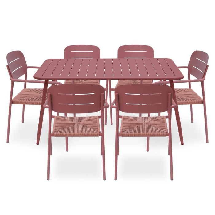 Masa de exterior Pankow neagra 150 x 90 x 72 cm [2]