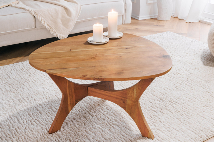 Masuta de cafea ARCHITECTURE din lemn de salcam, 70 cm [3]