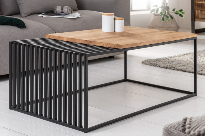 Măsuță de cafea Architecture din lemn masiv de stejar [2]