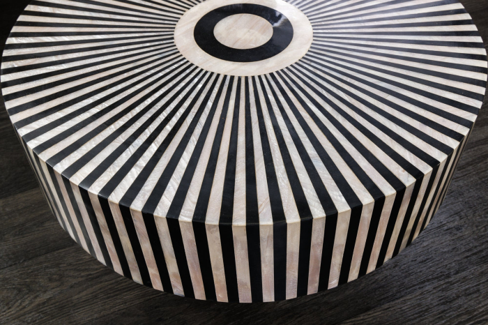 Masuta de cafea BONE INLAY, 60 cm [4]