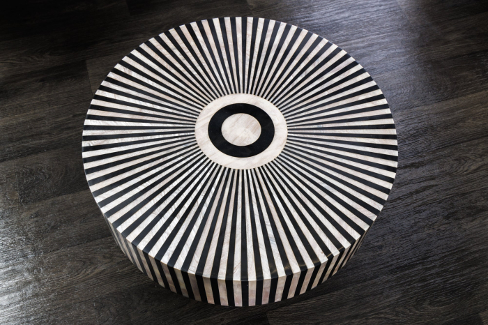 Masuta de cafea BONE INLAY, 60 cm [5]